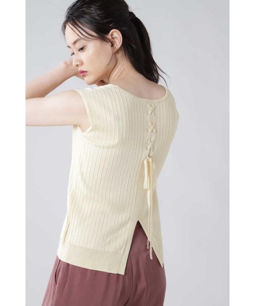 セール Vネックノースリーブニット ローズバッド Rose Bud Magaseek