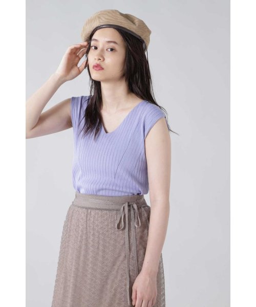 セール Vネックノースリーブニット ローズバッド Rose Bud Magaseek
