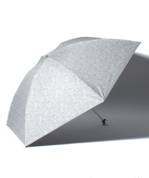 MACKINTOSH PHILOSOPHY(umbrella)(マッキントッシュフィロソフィー（傘）)/MACKINTOSH PHILOSOPHY 晴雨兼用折りたたみ傘 "フラワー オーバーロック"/ライトグレー