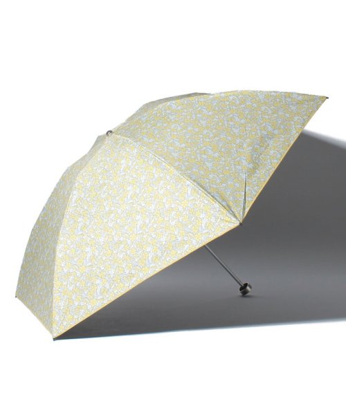 MACKINTOSH PHILOSOPHY(umbrella)(マッキントッシュフィロソフィー（傘）)/MACKINTOSH PHILOSOPHY 晴雨兼用折りたたみ傘 "フラワー オーバーロック"/レモンイエロー
