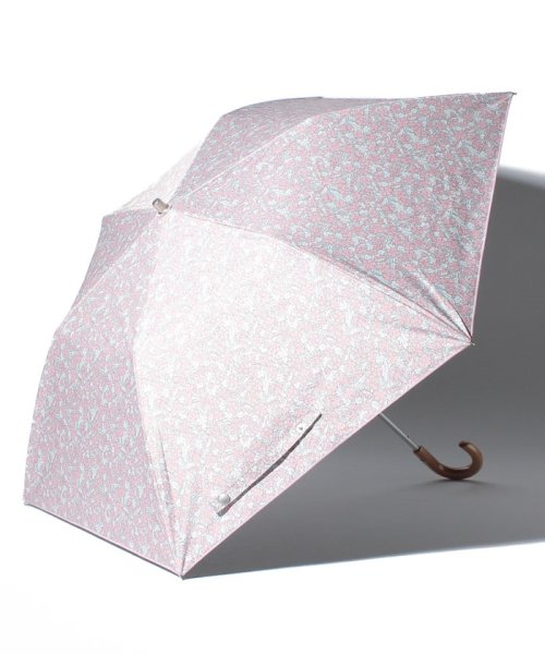 MACKINTOSH PHILOSOPHY(umbrella)(マッキントッシュフィロソフィー（傘）)/MACKINTOSH PHILOSOPHY 晴雨兼用折りたたみ傘 "フラワー オーバーロック"/ピンク
