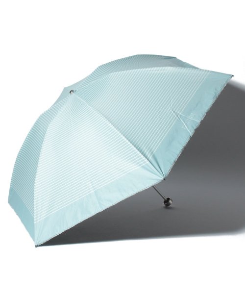 MACKINTOSH PHILOSOPHY(umbrella)(マッキントッシュフィロソフィー（傘）)/MACKINTOSH PHILOSOPHY 晴雨兼用折りたたみ傘 "ボーダー"/ペールスカイ