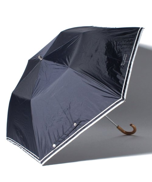 MACKINTOSH PHILOSOPHY(umbrella)(マッキントッシュフィロソフィー（傘）)/MACKINTOSH PHILOSOPHY 晴雨兼用折りたたみ傘 "無地 グログラン"/ネイビーブルー
