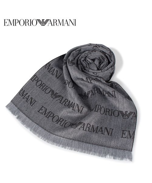 新品 アルマーニ EMPORIO ARMANI マフラー・ストール グリージョ