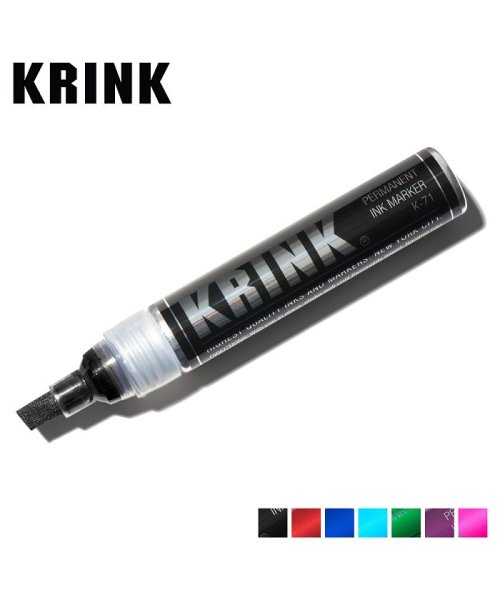 KRINK(クリンク)/KRINK クリンク マーカー ペイント マーカーペン マジック アルコール 塗料 K－71 INK MARKER 22ml/ブラック