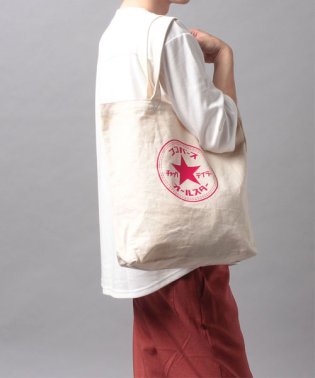 MARUKAWA/【CONVERSE】コンバース カタカナ ロゴ トート バッグ ブランド 買い物 おでかけ レジ袋 エコバッグ トートバッグ キャンバス レトロ/503246848
