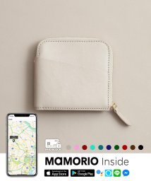 LIFE POCKET(ライフポケット)/紛失防止タグ MAMORIO搭載 ライフポケット Smart Wallet 薄い財布 スリムタイプ 財布 L字ファスナー WL002 スキミング防止RFID付き/グレーベージュ