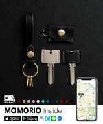 ＜マガシーク＞ ライフポケット 紛失防止タグ MAMORIO搭載 ライフポケット Key Ring スマート キーリング キーケース キーホルダー KR001 ユニセックス ブラック FREE LIFE POCKET】