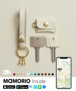 ＜マガシーク＞ ライフポケット 紛失防止タグ MAMORIO搭載 ライフポケット Key Ring スマート キーリング キーケース キーホルダー KR001 ユニセックス アイボリー FREE LIFE POCKET】画像