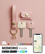 ＜マガシーク＞ ライフポケット 紛失防止タグ MAMORIO搭載 ライフポケット Key Ring スマート キーリング キーケース キーホルダー KR001 ユニセックス サクラピンク FREE LIFE POCKET】