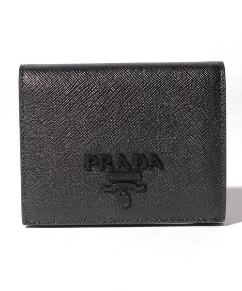 PRADA(プラダ)/【PRADA】折財布/ブラック