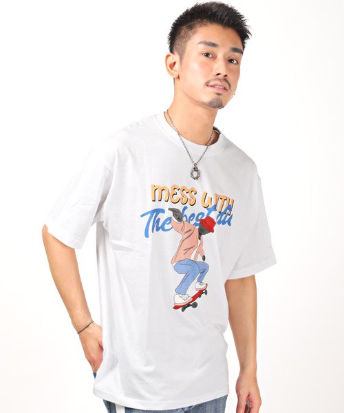 セール プリントbig半袖tシャツ Tシャツ メンズ 半袖 ビッグシルエット プリント イラスト ラグスタイル Luxstyle Magaseek セール プリントbig半袖tシャツ Tシャツ メンズ 半袖 ビッグシルエット プリント イラスト ラグスタイル Luxstyle Magaseek