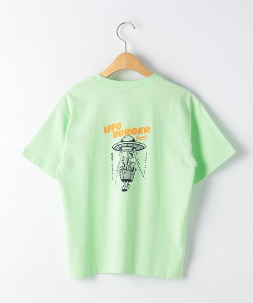 green label relaxing （Kids）(グリーンレーベルリラクシング（キッズ）)/【ジュニア】FOODキャラクター Tシャツ/LIME