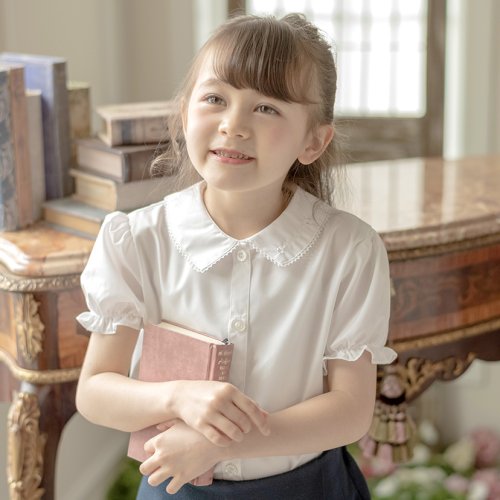 セール 日本製フォーマルレース衿半袖ブラウス キャサリンコテージ Catherine Cottage Magaseek