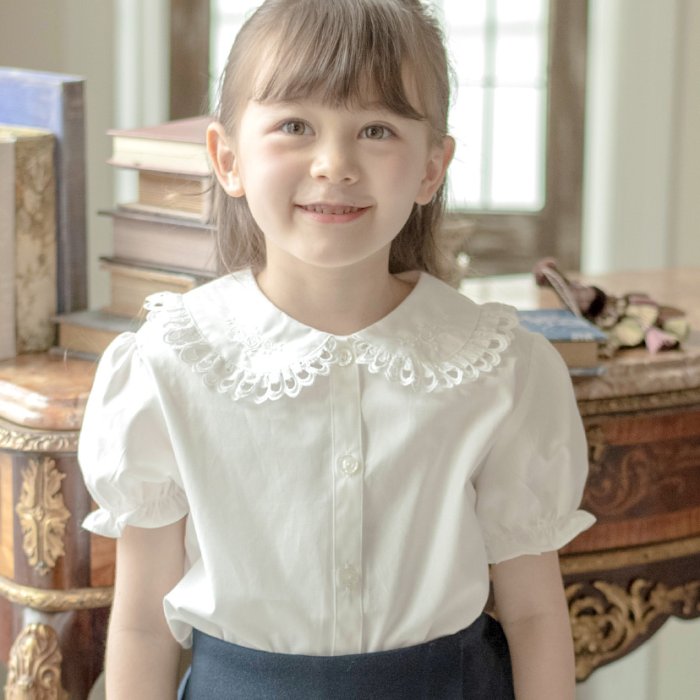 セール 日本製フォーマルレース衿半袖ブラウス キャサリンコテージ Catherine Cottage Magaseek