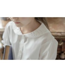 Catherine Cottage/日本製フォーマルレース衿半袖ブラウス/503297418