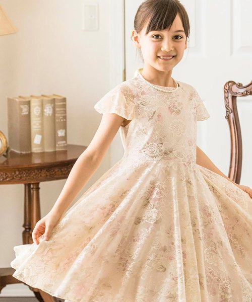 薔薇柄シャドーレースワンピース キャサリンコテージ Catherine Cottage Magaseek