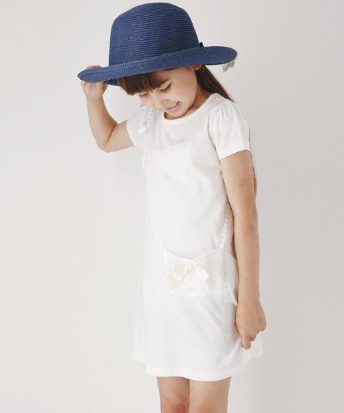 半袖チュニックポシェットワンピース 110 130ｃｍ キャサリンコテージ Catherine Cottage Magaseek