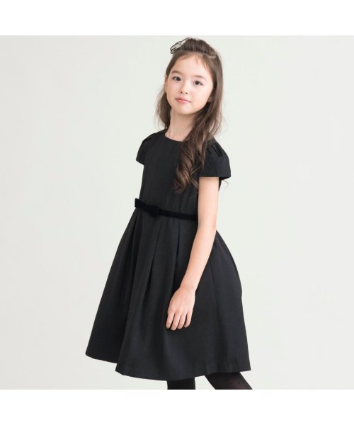 ベロアリボンとキャップスリーブのフォーマルワンピース キャサリンコテージ Catherine Cottage Magaseek