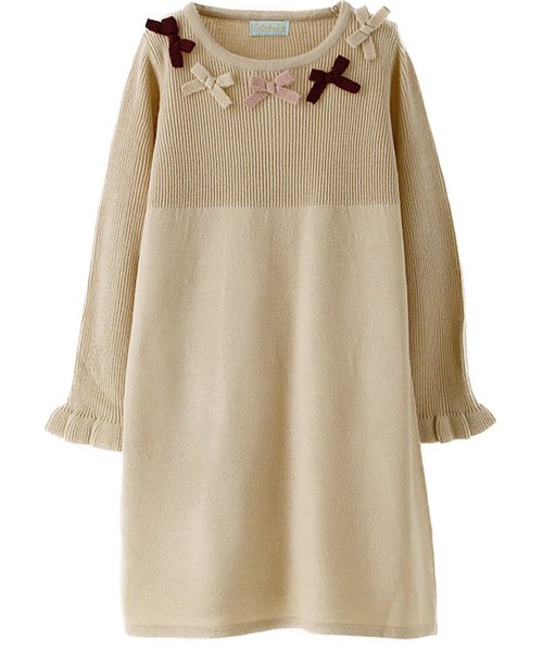 リボンニットワンピース 140 165cm キャサリンコテージ Catherine Cottage Magaseek
