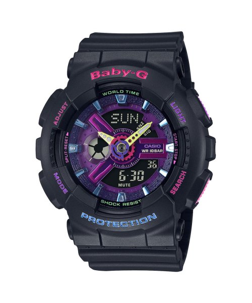 Baby G Decora Style デコラ スタイル Ba 110tm 1ajf ベイビーg ブラック ベイビージー Baby G Magaseek