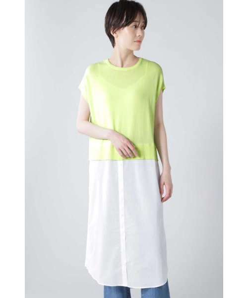 セール ニット切り替えワンピース ローズバッド Rose Bud Magaseek