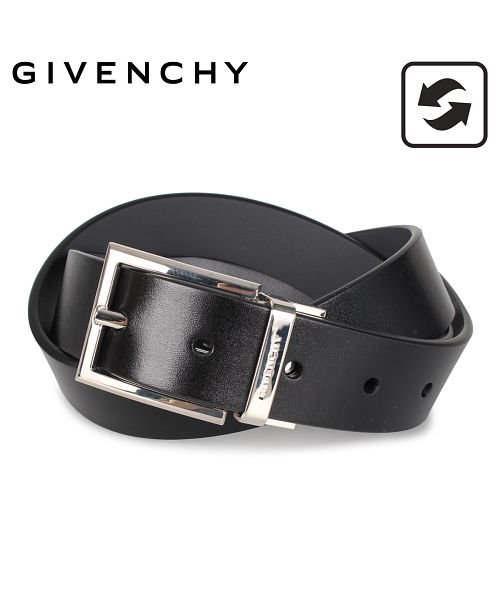 ジバンシィ Givenchy ベルト レザーベルト メンズ Reversible Belt ブラック グレー 黒 Bk401k ジバンシィ Givenchy Magaseek