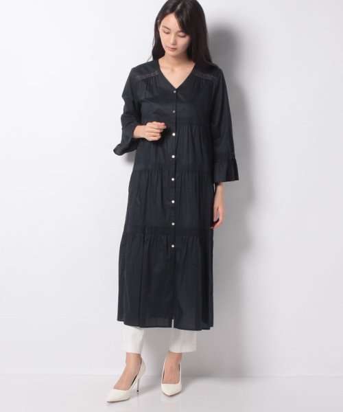 セール Vネックロングワンピース レリアン Leilian Magaseek