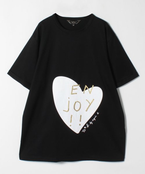 Wl84 Ts ハートビッグシルエットtシャツ トゥービー バイ アニエスベー To B By Agnes B Magaseek