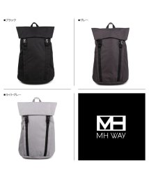 MHWAY/MH WAY エムエイチウェイ リュック バッグ バックパック メンズ レディース 20L BELL BACKPACK L WITH FLAP ブラック グレー/503110117