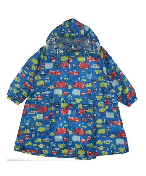 子供服 Kids Foret キッズフォーレ 車 恐竜総柄レインコート S L B キッズフォーレ Kids Foret Magaseek