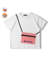 moujonjon/【子供服】 MoujoNjoN (ムージョンジョン) リップルボーダーゆったりＴシャツ 80cM～140cM M32820/503310073