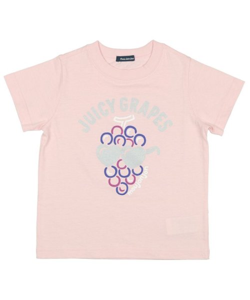 moujonjon(ムージョンジョン)/【子供服】 MoujoNjoN (ムージョンジョン) 日本製サングラスフルーツＴシャツ 80cM～120cM M32860/ピンク