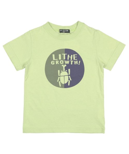 LB CLUB(エルビークラブ)/【子供服】 LB CLUB (エルビークラブ) 恐竜・カブトムシプリント半袖Ｔシャツ 80cM～130cM S32871/グリーン