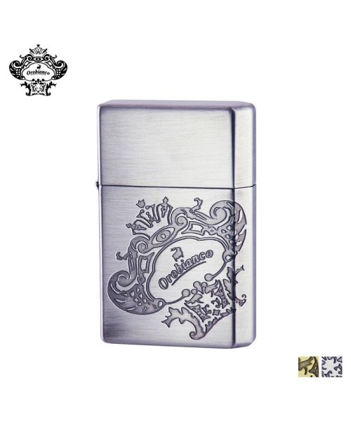 Orobianco(オロビアンコ)/オロビアンコ Orobianco ライター オイルライター フリント FLINT OIL LIGHTER ゴールド シルバー ORG－1 【海外発送不可】/シルバー