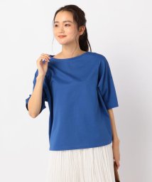 NOLLEY’S(ノーリーズ)/[新色追加]肩落ちボリュームTシャツ/ブルー