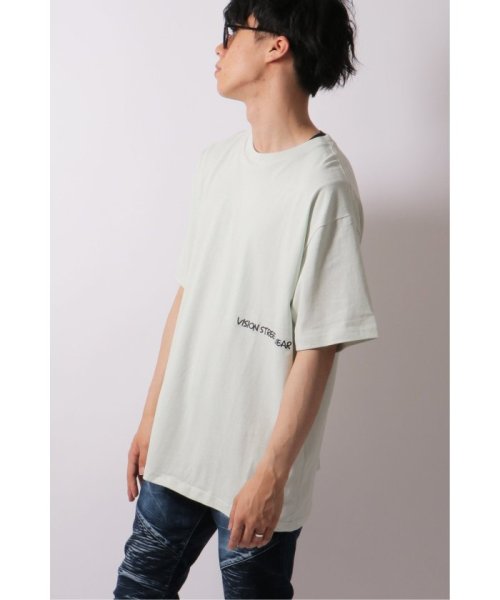 VENCE　EXCHANGE(ヴァンス　エクスチェンジ)/VISION スケボーイラストTシャツ/ミント