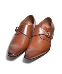 SVEC(シュベック)/ビジネスシューズ メンズ モンクストラップ スリッポン MM/ONE エムエムワン ドレスシューズ カジュアル フォーマル 革靴 皮靴 紳士靴 男性の 結婚式/ブラウン