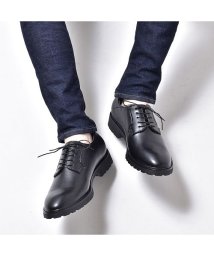 SVEC(シュベック)/オックスフォードシューズ メンズ ダービーシューズ レースアップシューズ 革靴 人気 ブランド 短靴 ビジカジ ビジネスシューズ おしゃれ カッコいい ブラック/ブラック
