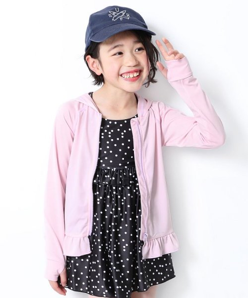 Tvドラマ着用 裾フリル長袖ジップラッシュガード デビロック Devirock Magaseek