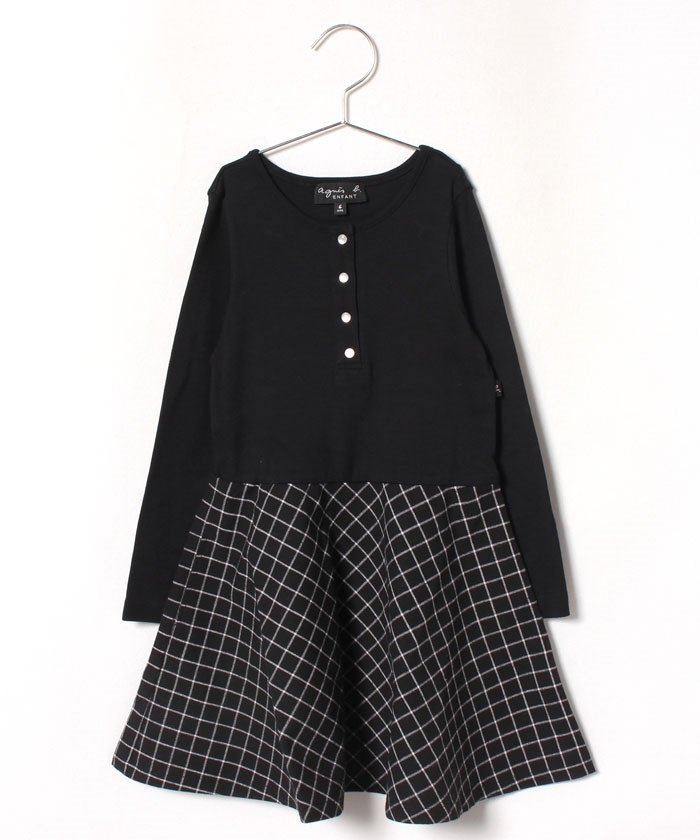セール 50 Off Outlet Cz22 E Robe キッズ ドッキングワンピース アニエスベー アンファン Agnes B Enfant Magaseek
