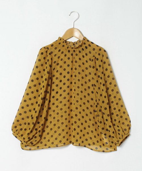 セール Wn Chemise ドットシフォンブラウス トゥービー バイ アニエスベー To B By Agnes B Magaseek