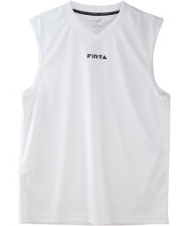 FINTA(フィンタ)/JRノースリーブメッシュシャツ/ホワイト