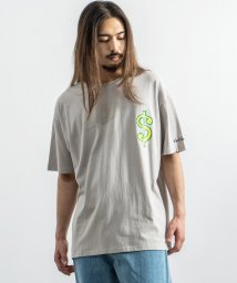 Rocky Monroe(ロッキーモンロー)/MARK GONZALES マークゴンザレス Tシャツ メンズ レディース 半袖 カジュアル ストリート ビッグシルエット 綿 コットン プリント ロゴ イラス/ベージュ系2