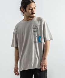 Rocky Monroe(ロッキーモンロー)/MARK GONZALES マークゴンザレス Tシャツ メンズ レディース 半袖 カジュアル ストリート ビッグシルエット 綿 コットン プリント ロゴ イラス/ダークベージュ