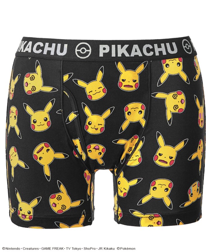 メンズ ボクサーパンツ ポケモン ピカチュウ 総柄 ボクサーショーツ 下着 男性下着 男性用パンツ ボクサーブリーフ 男性用下着 ショーツ プレゼント 彼氏 メ エメフィール Aimerfeel Magaseek