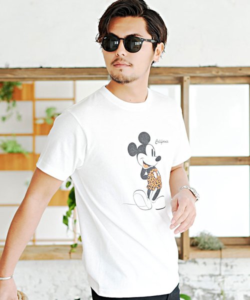 Disney ディズニー 別注ヒョウ柄ミッキープリントクルーネック半袖tシャツ エスビーセレクト Sb Select Magaseek Disney ディズニー 別注ヒョウ柄ミッキープリントクルーネック半袖tシャツ エスビーセレクト Sb Select Magaseek