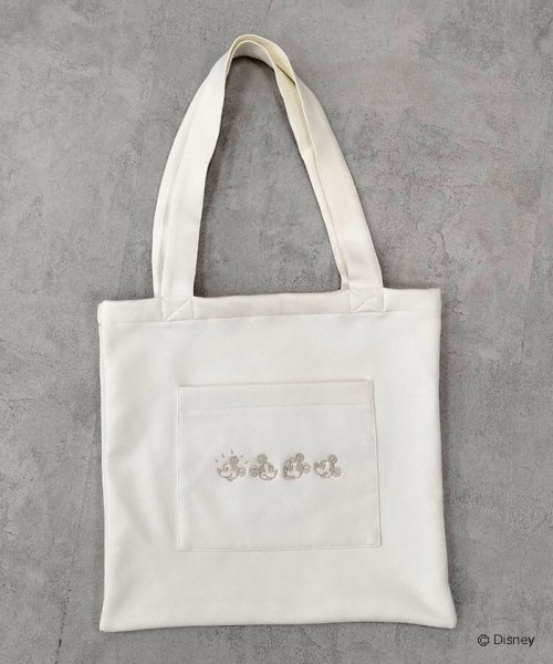 OLIVE des OLIVE(オリーブデオリーブ)/DISNEY　COLLECTION　TOTEBAG/ホワイト