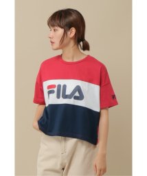 ikka/FILA 切り替えロゴTシャツ/503311431