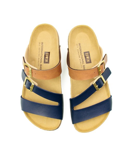 Edwin エドウィン サンダル メンズ ベルト シンプル メンズサンダル カジュアル Dm Eb1005 エドウィン Edwin Magaseek